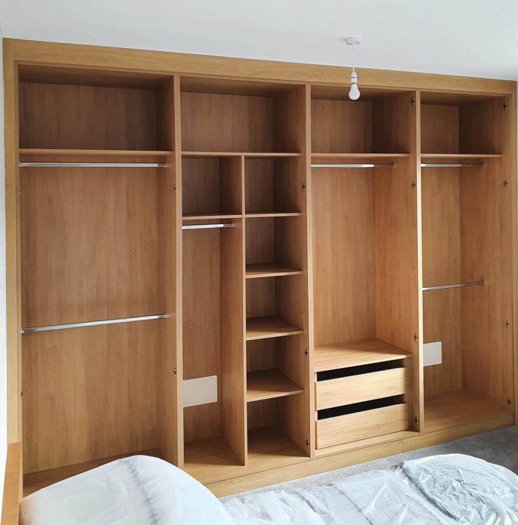 bespoke-fitted wardrobes