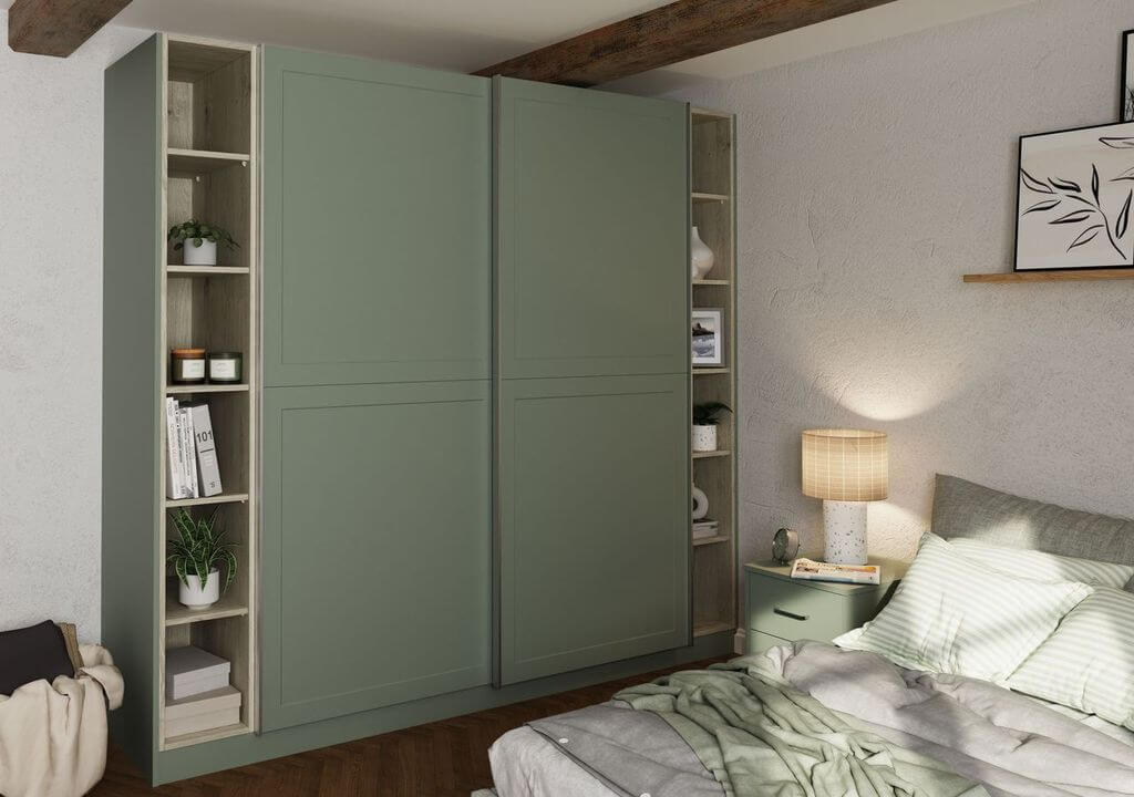 green wardrobes