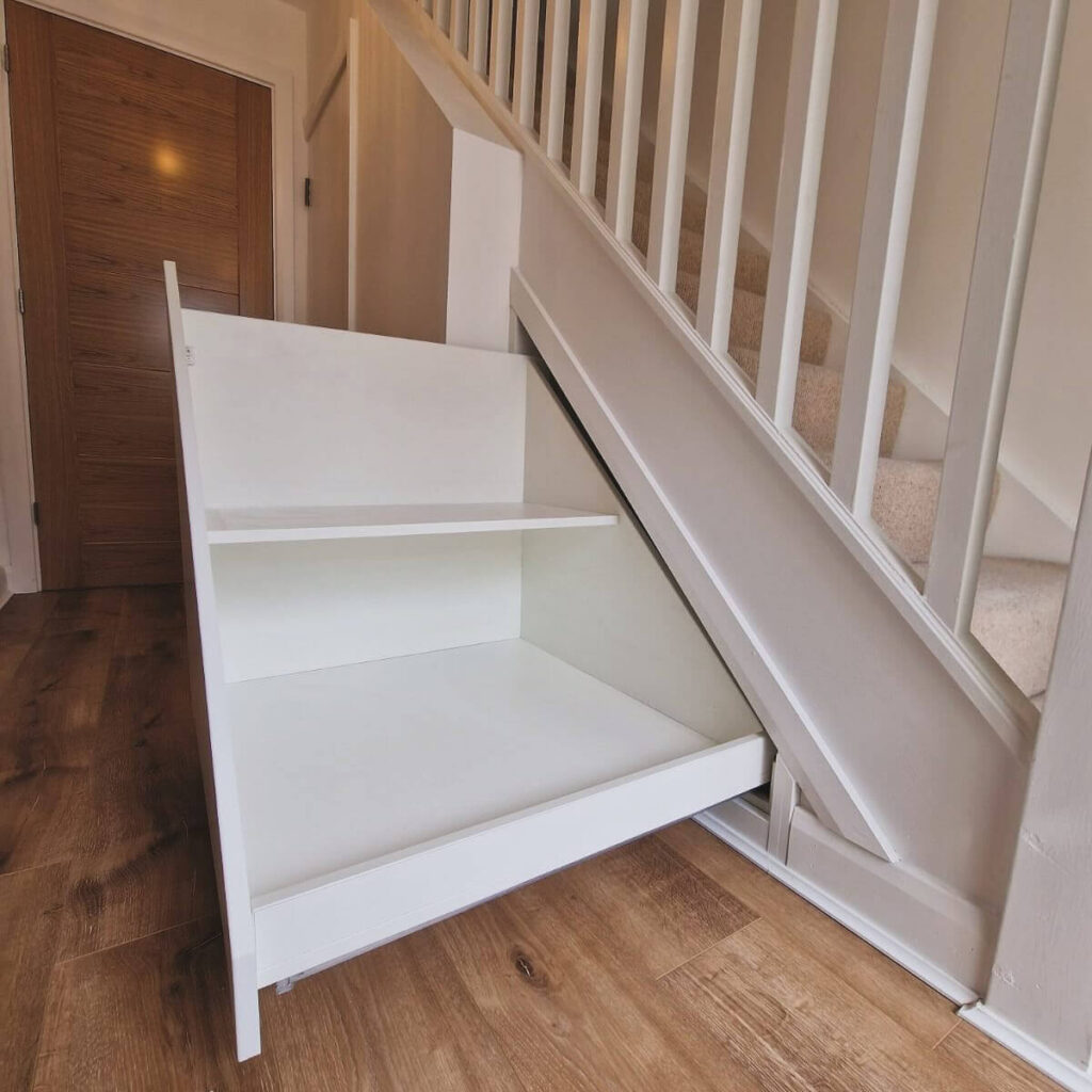 under stairs storage