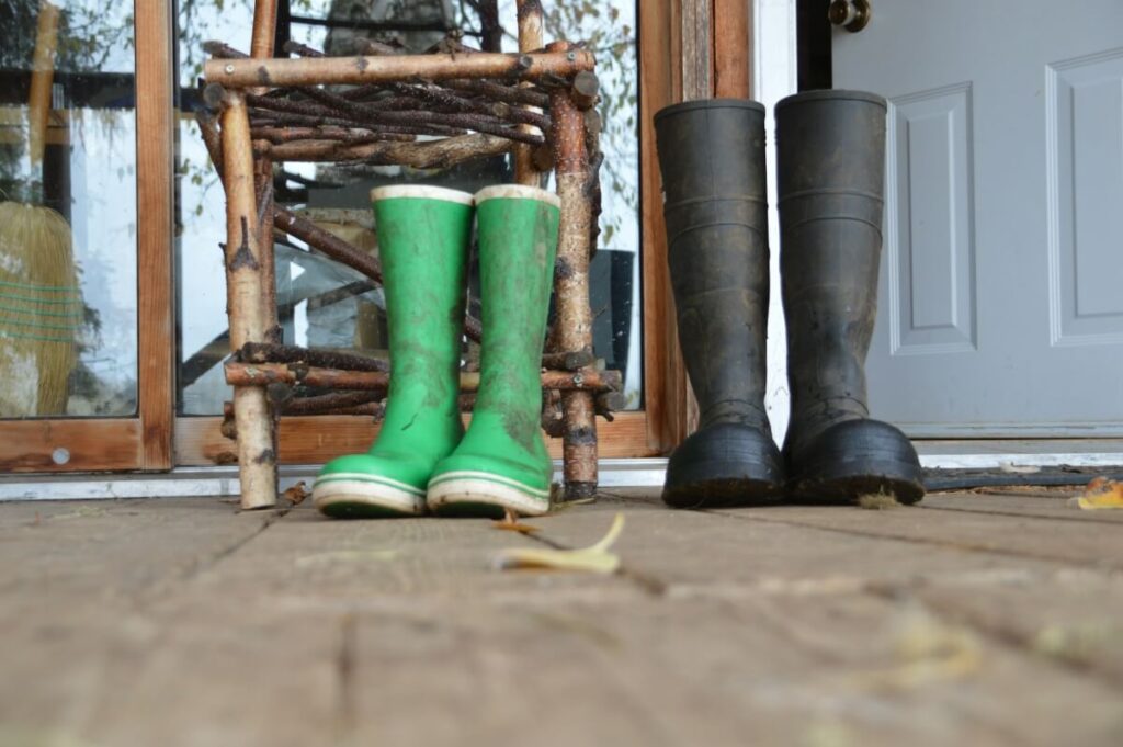 fitted wardrobes wellies storage