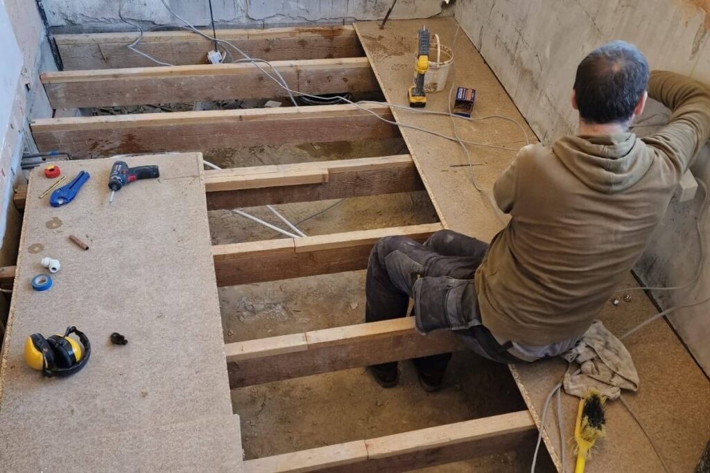 replacing floor joists bespoke storage solutions