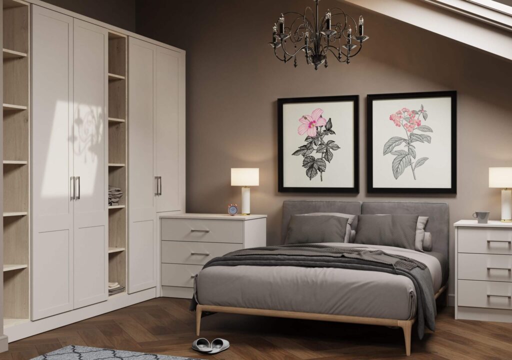 brown fitted bedrooms